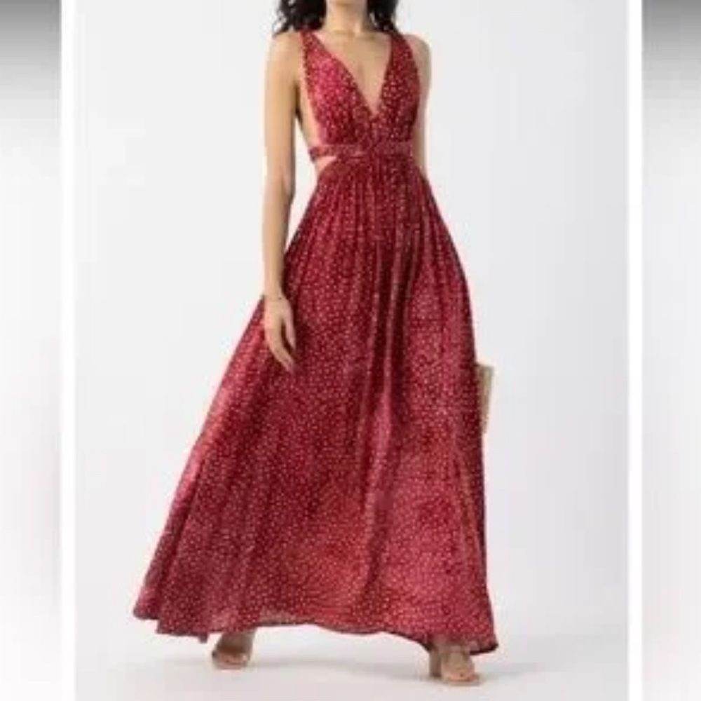 Tiare Hawaii Red Maxi Dress